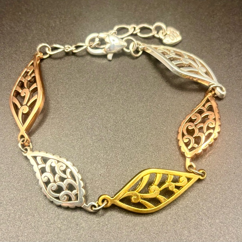 Brighton Barbados Leaves bracelet silver multi